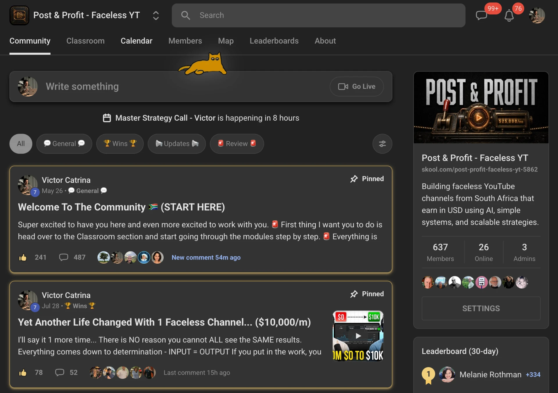 Post & Profit community preview